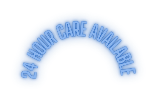 24 HOUR CARE AVAILABLE